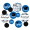 Big Dot of Happiness 2026 Blue Graduation Party Giant Circle Confetti - Party Decorations - Large Confetti 27 Count